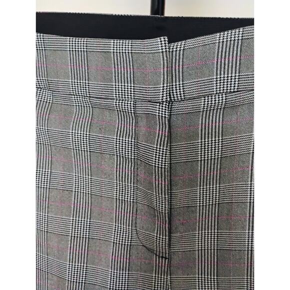 Lane Bryant Size 24 Pink And Gray Checkered Dress Pants. Plus Size. Elastic Wst. - Picture 6 of 16